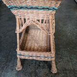 1900 yresse wicker worker serving table