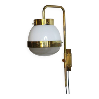 Large Italian Delta Sconce by Sergio Mazza for Artemide, 1960s
