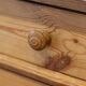 Antique chest of drawers in pitch pine, circa 1900