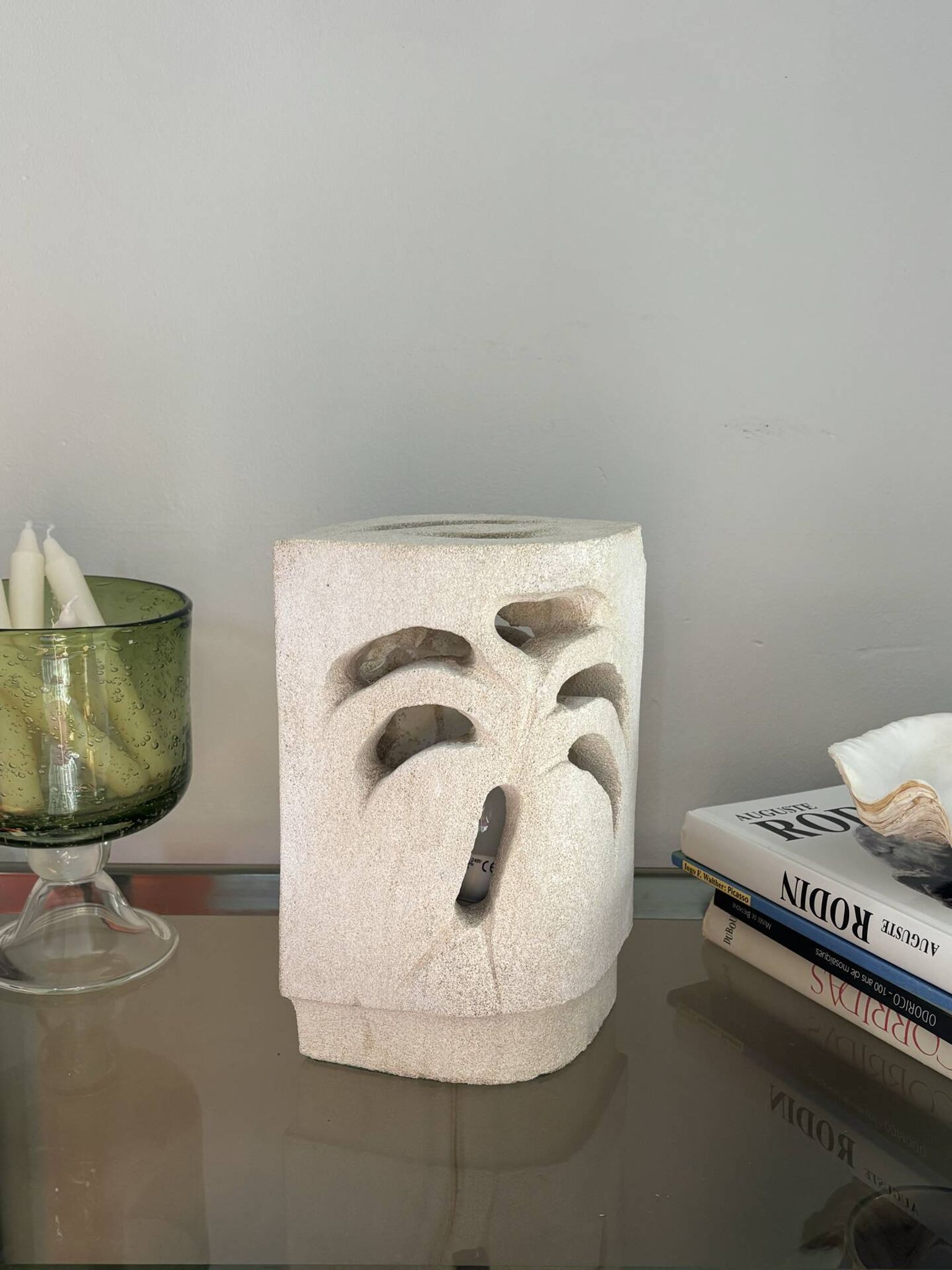 Lampe en pierre Evy Dan