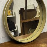 Vintage round mirror 1970