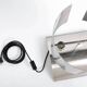 Large stainless steel desk lamp by Jean Pierre Bouvier, France.