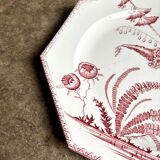 Medium ironstone dish Clairefontaine, "Indiana" service.