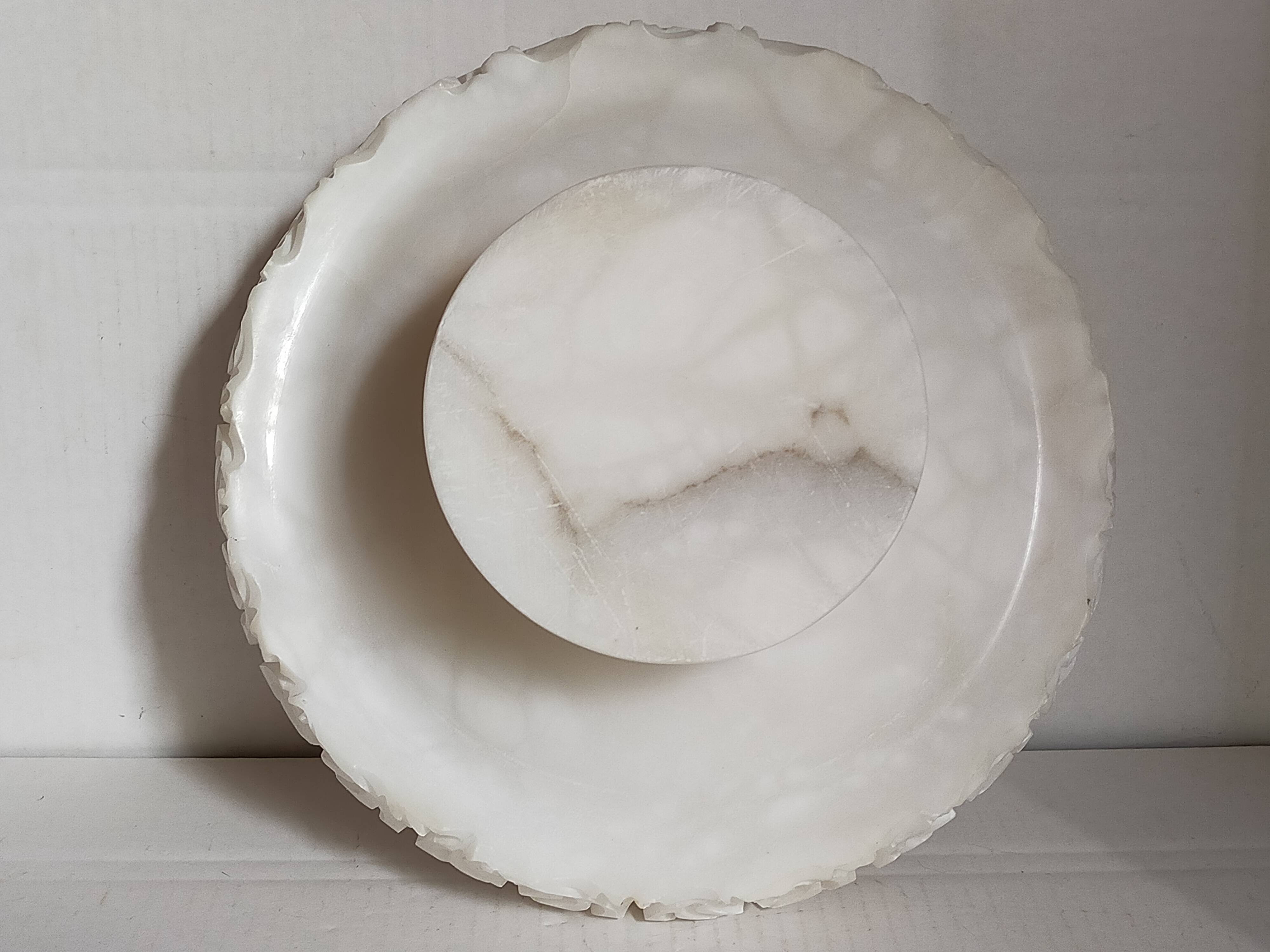 Alabaster fruit bowl from the 70s