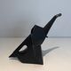 Black ceramic elephant jug