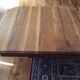 Octagonal oak coffee table