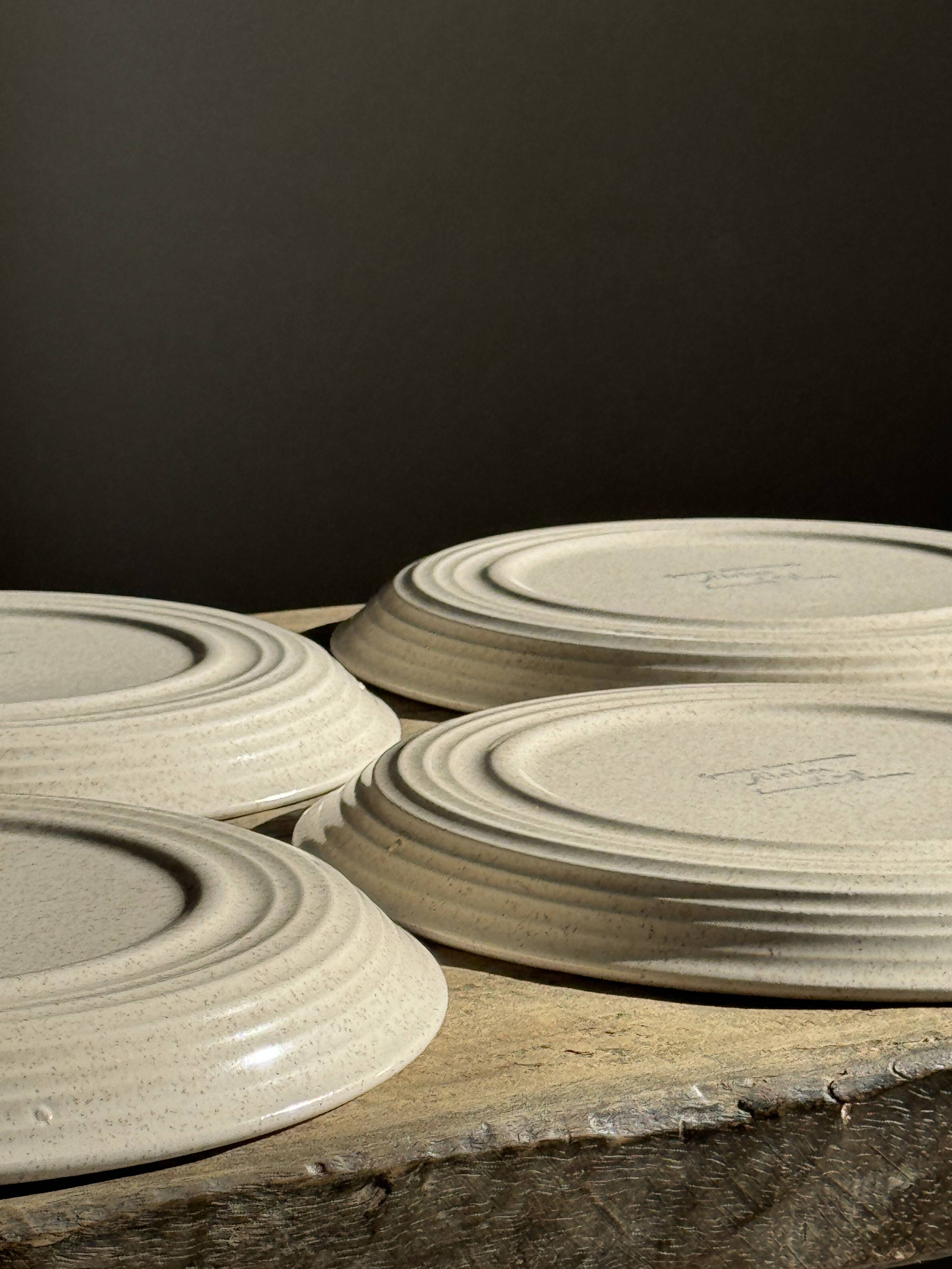Lunéville table service Art Workshop 8 plates and 2 serving dishes