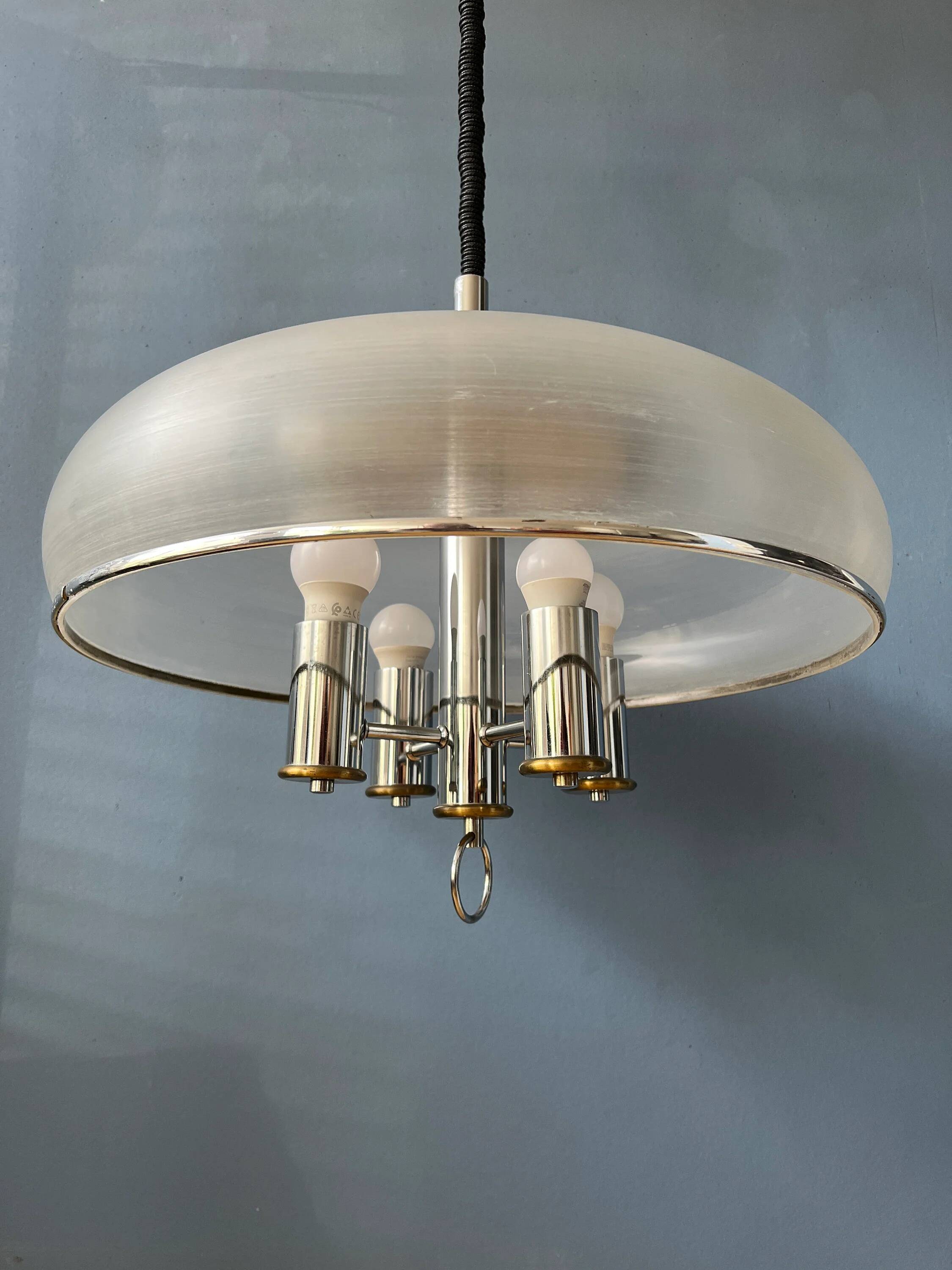 Suspension Mid-Century / Space Age chandelier