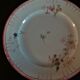 Flat earthenware plate by choisy le roi for au vase étrusque paris