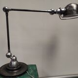 Workshop lamp Jieldé 2 industrial arm patina graphite rifle barrel