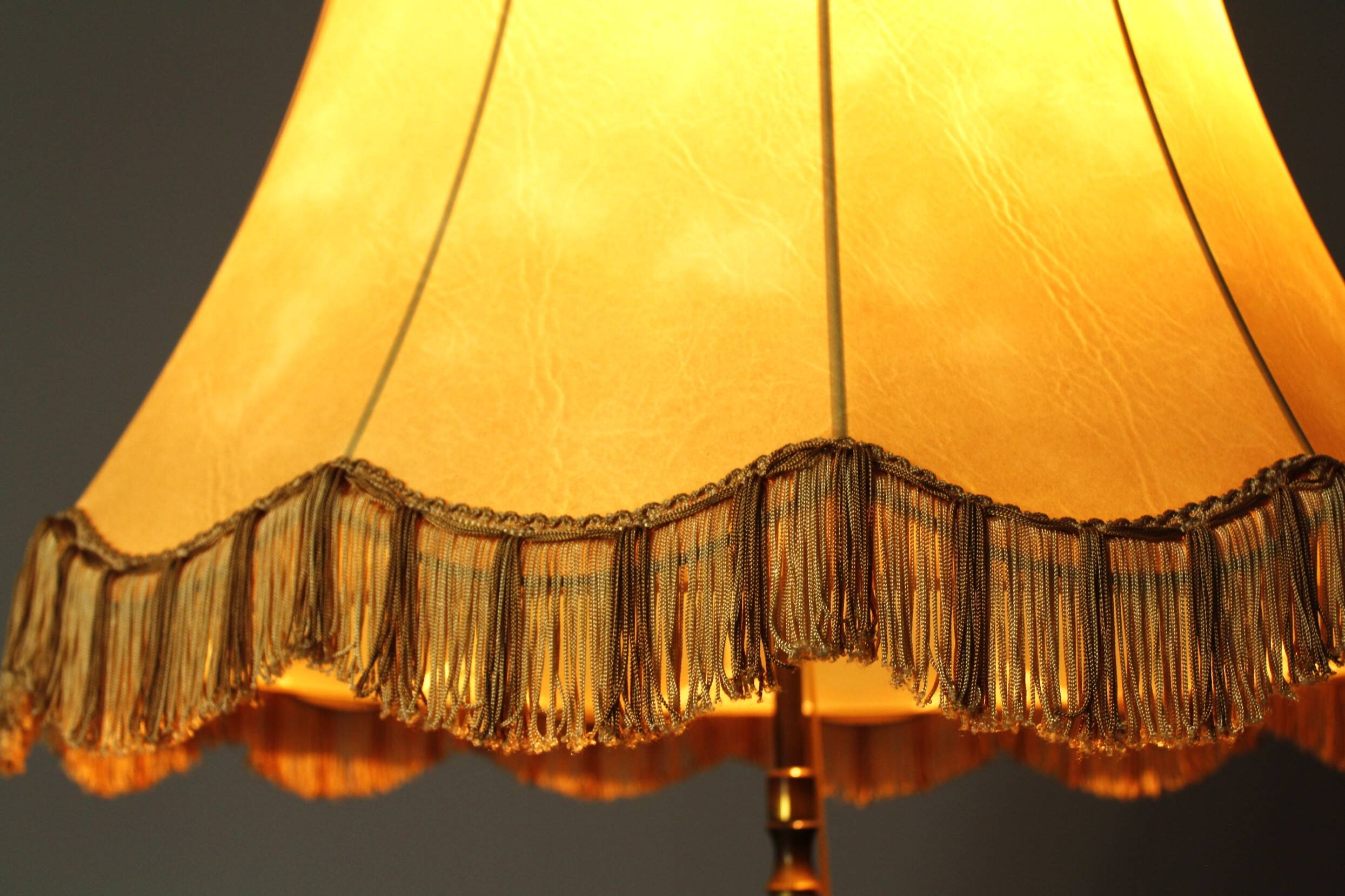 Large, Old World Brass Lamp, Germany 1950s