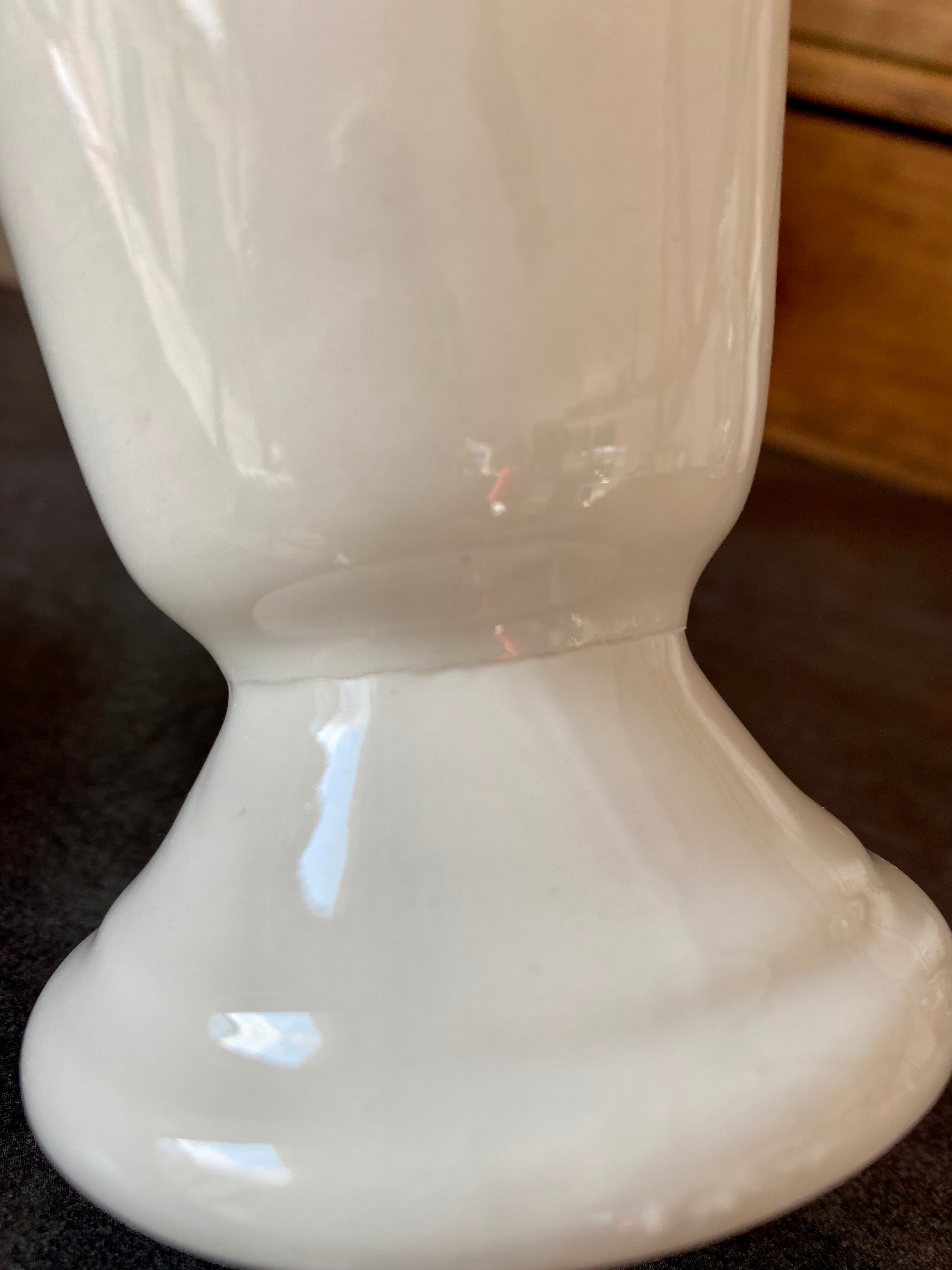 6 Mazagrans white ceramic