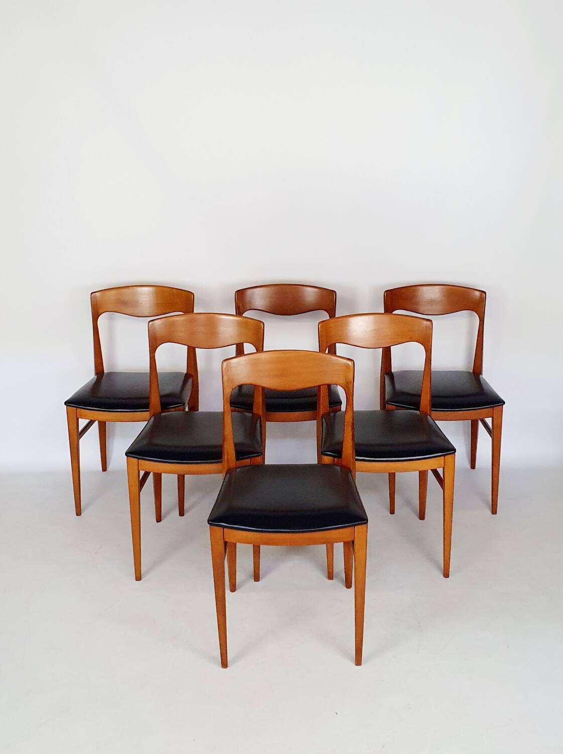 Serie de 6 chaises scandinaves