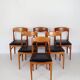 Serie de 6 chaises scandinaves