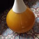 Orange 1960-70 vintage opaline drop lamp