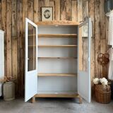 Vitrine art déco en chêne (rénovée)