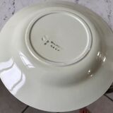 Set of 6 mismatched hollow plates longchamp and hbcm model mulhouse years 40-50