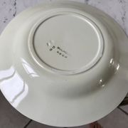 Set of 6 mismatched hollow plates longchamp and hbcm model mulhouse years 40-50