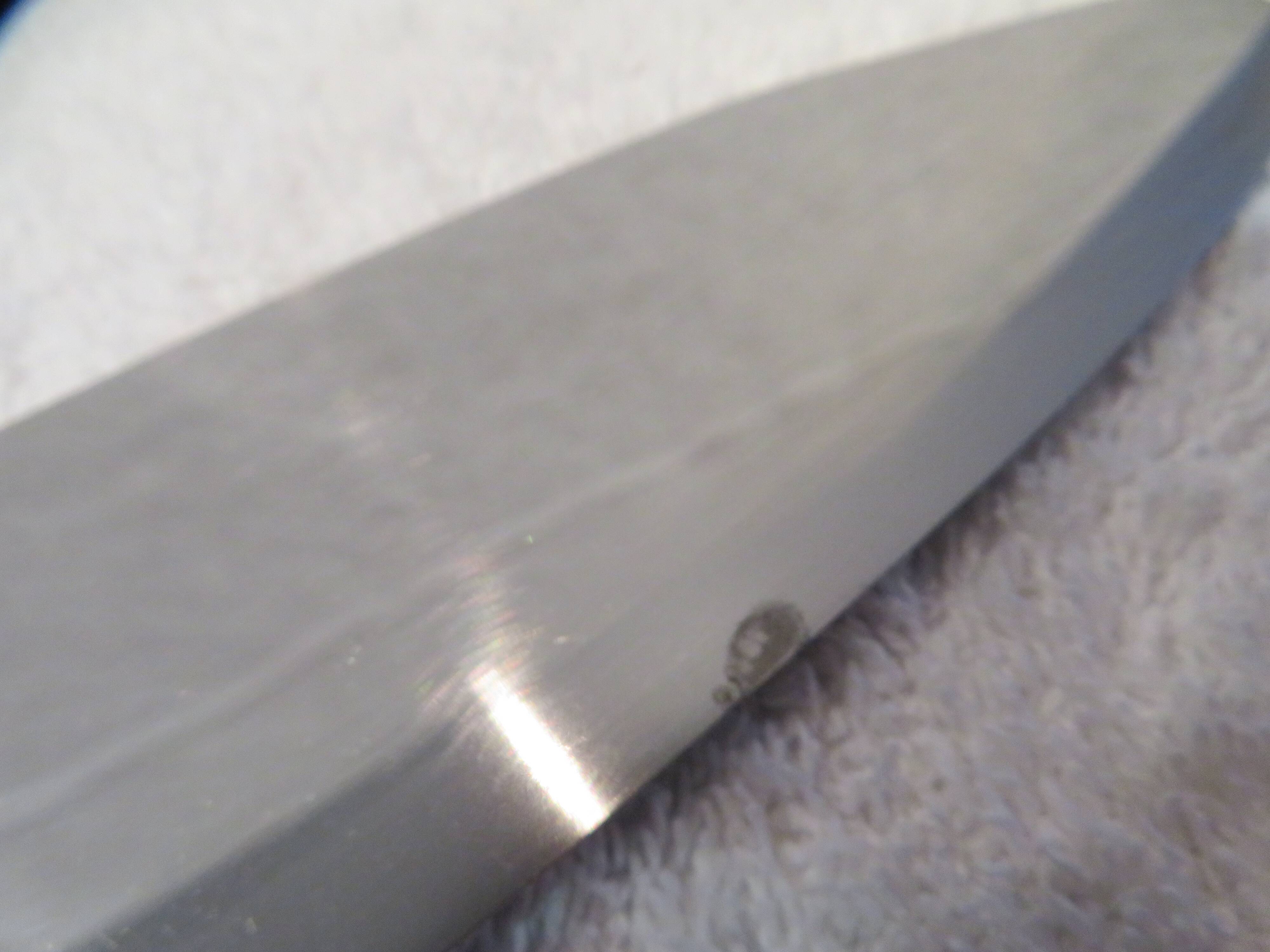 Christofle silver metal ice cream cutter shovel with oxidation ribbons