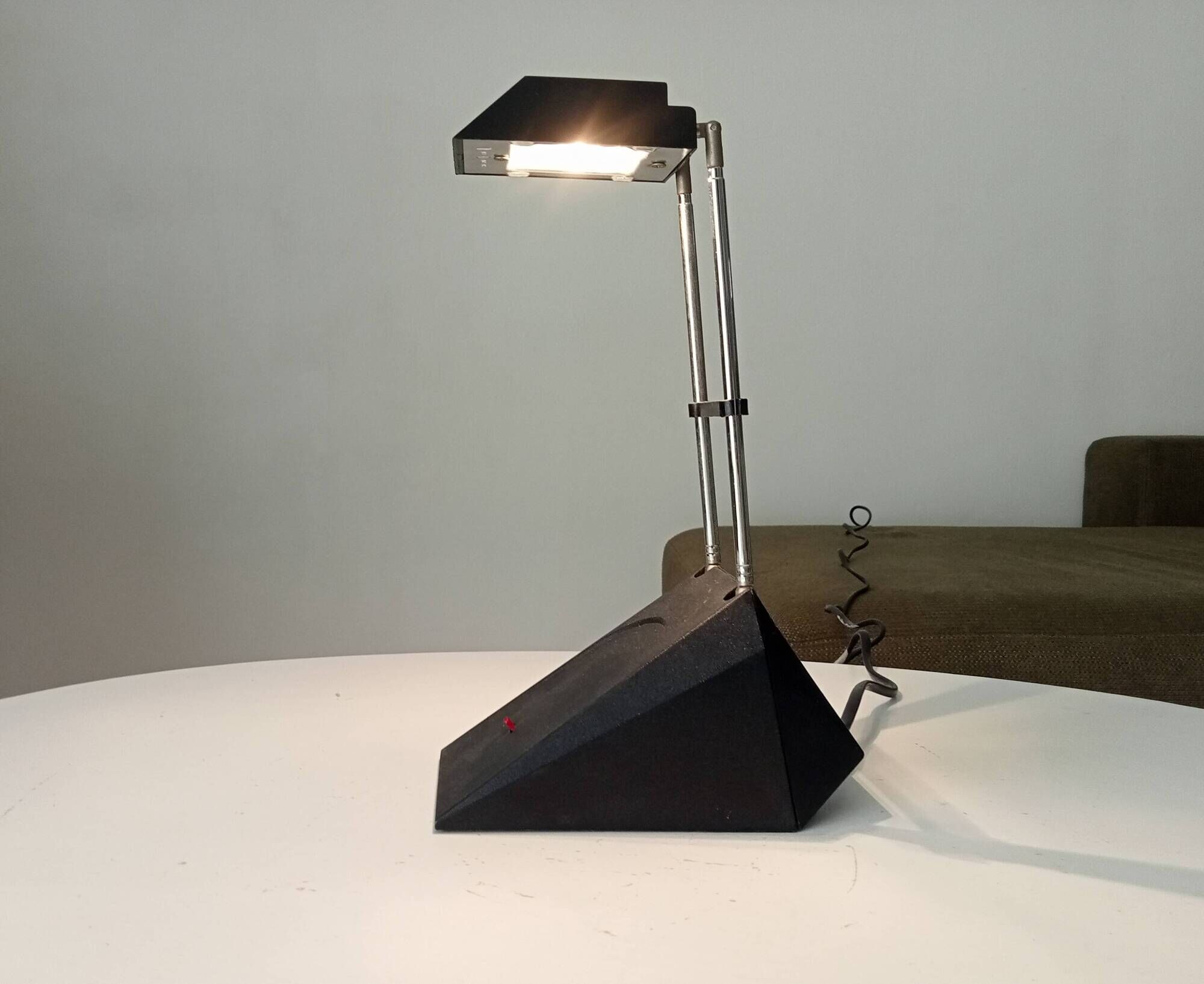 Telescopic desk lamp Fuder Memphis style 1980s