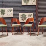 Suite of 4 chairs Antonin Suman for Drevopodnik Pisek
