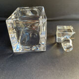 Whisky decanter in blown and cut crystal