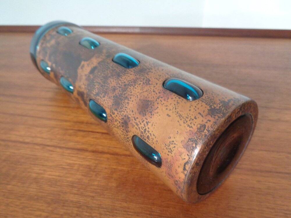 Copper and Glass Set by Nanny Still for Raak Amsterdam, 1970s, Set of 5