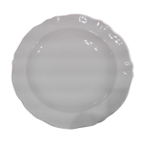Plat Sarreguemines blanc