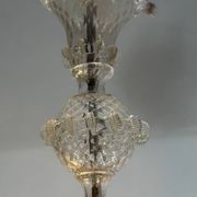 Venetian chandelier made of Murano glass, six light arms, circa 1940.