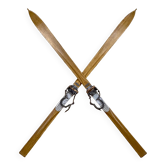 Old Wooden Skis - Mountain Chalet Decor - Vintage - 187 cm