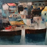 Oil painting on canvas - Marine - 1976 Lido Bettarini canvas 70x50 cm