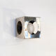 Steel Wall and table Lamp by Reggiani, Italy, 1970s