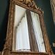 Golden wooden mirror