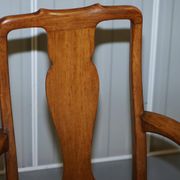 Victorian Howard & Son walnut office chair with stamp.