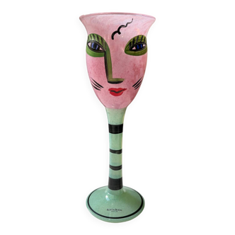 Kosta Boda – Ulrica Hydman Vallien – “Open Minds” – Painted blown glass