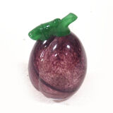Set of 3 blown glass fruits