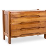 Regain House. Elm chest of drawers. Circa 1970.