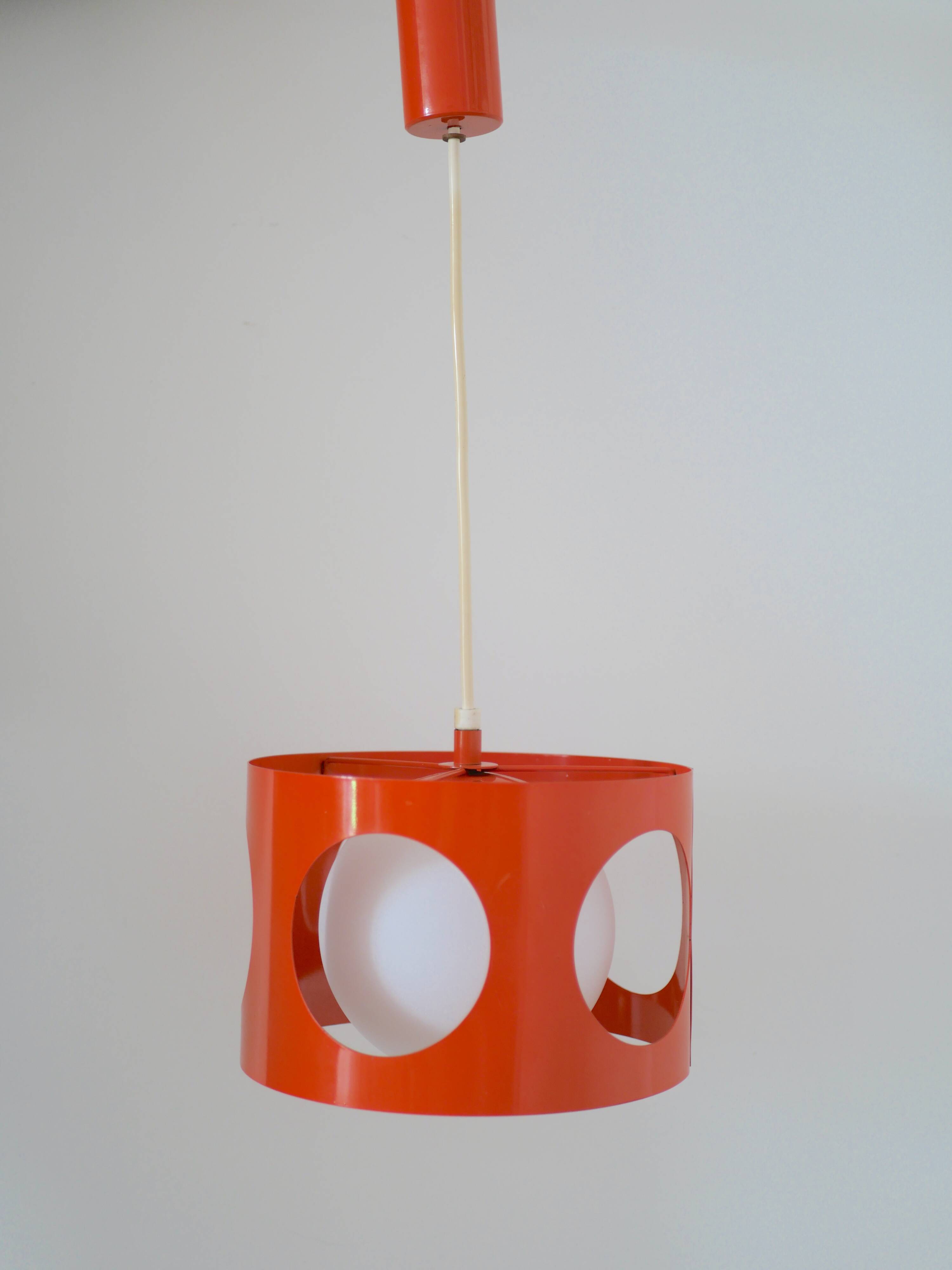 Suspension Disderot orange