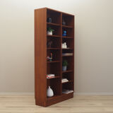 Teak bookcase, Danish design, 1970s, manufactured by Hundevad