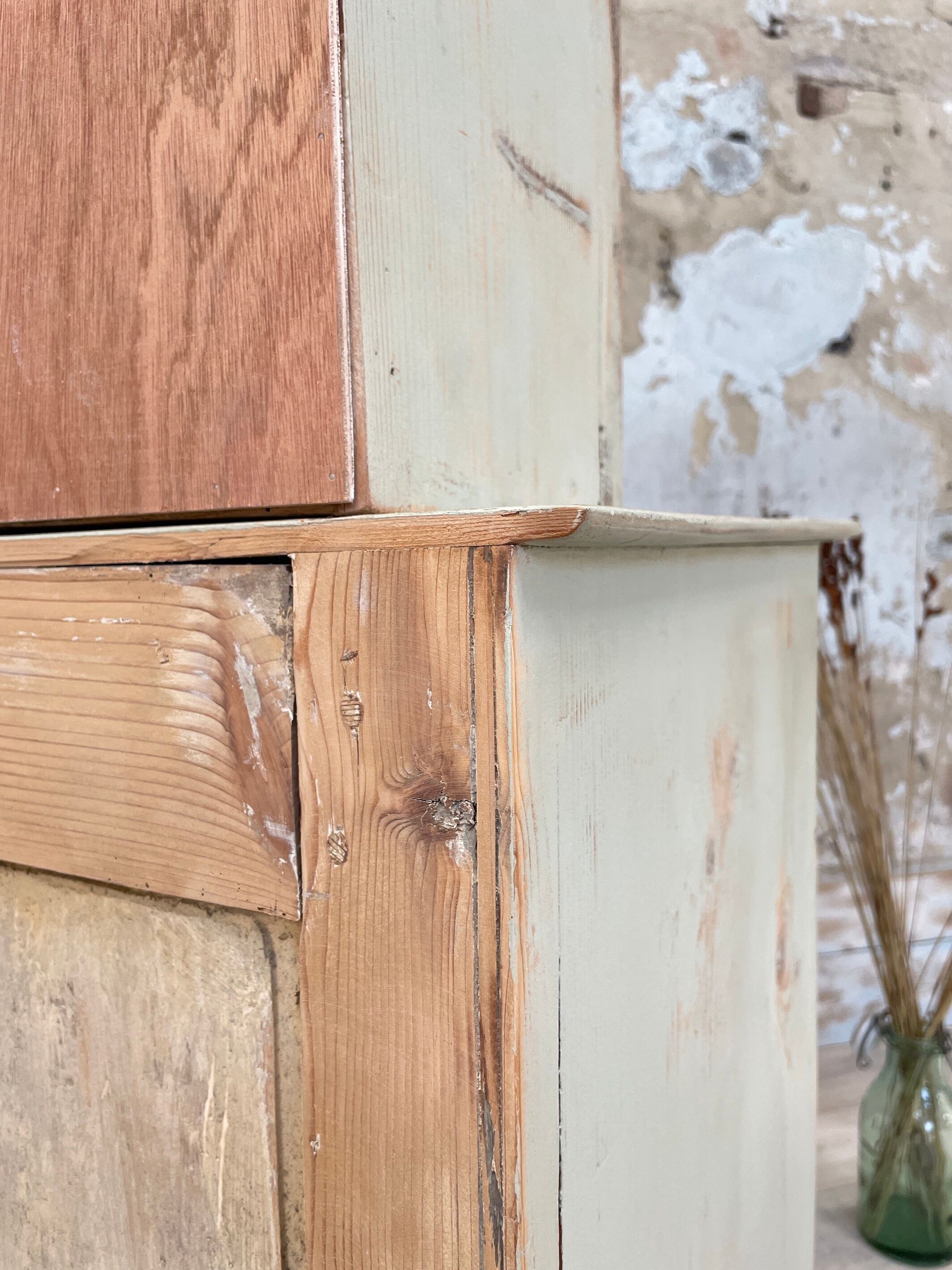 Two-body display cabinet, circa 1900