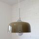 Redesign Vintage Guzzini Meblo Plastic Hanging Lamp Yugoslavia 1970's