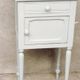 Antique bedside table with marble