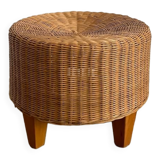 Wicker ottoman