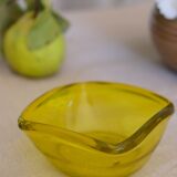 7 cups in colored glass Italy 50s