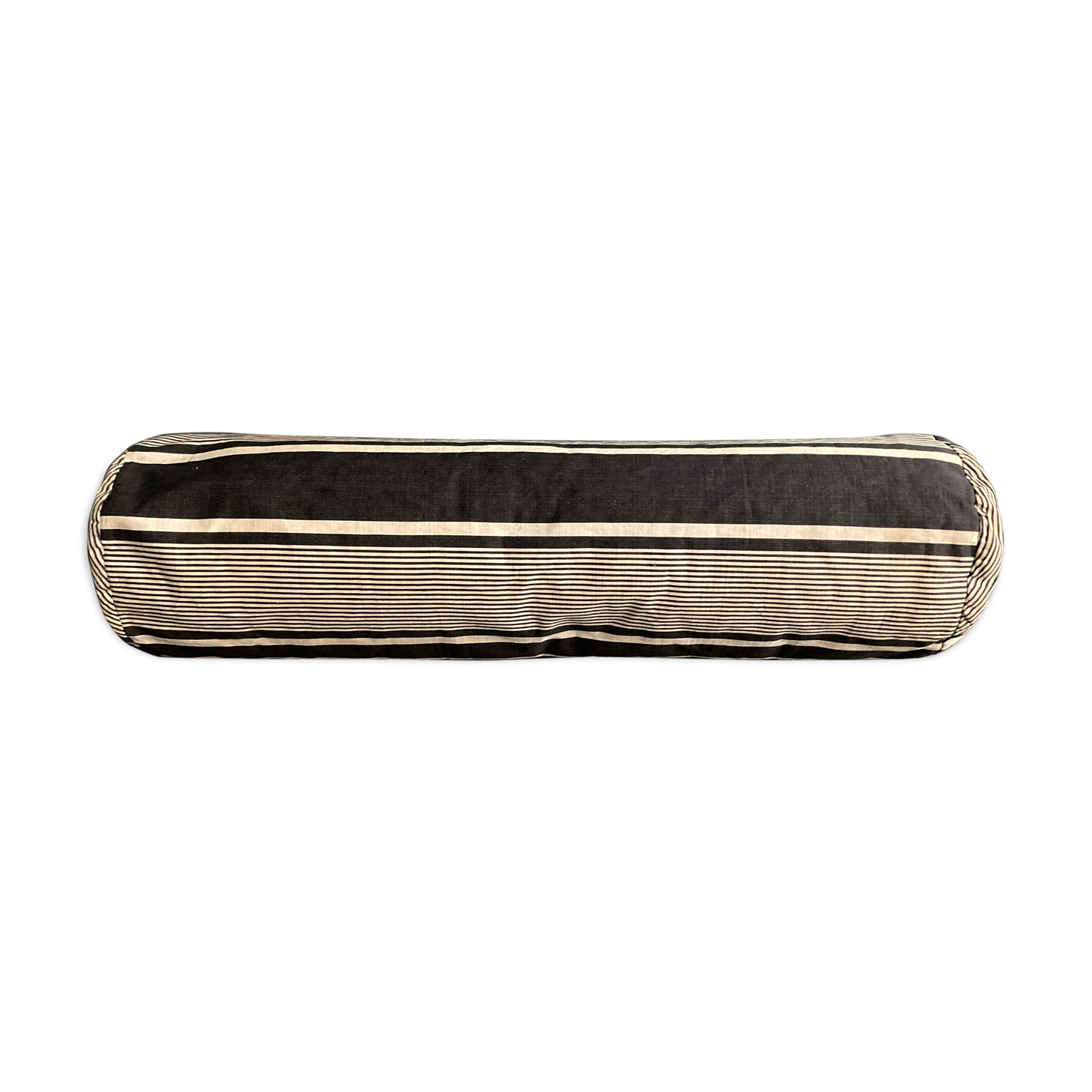 Coussin en toile ticking 19e à rayures matelas 80cm