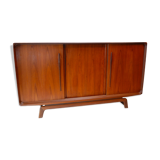 Danish teak highboard, 1960s