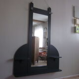 mirror from the 1950s with 2 patères 116x159cm