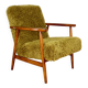 Vintage armchair, 1970s, red fox - high pile Camel