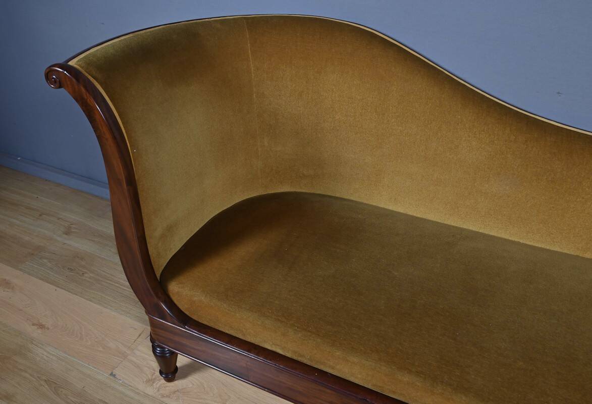 Mahogany Méridienne, Restoration period – Early 19th century