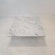 Italian Carrara Marble Coffee Table, 1980s